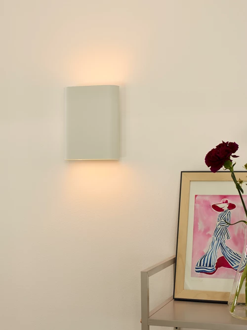 Lucide OVALIS - Wall light - 2xE14 - White - atmosphere 1